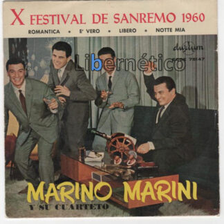 Marino Marini y su cuarteto - Sanremo 1960