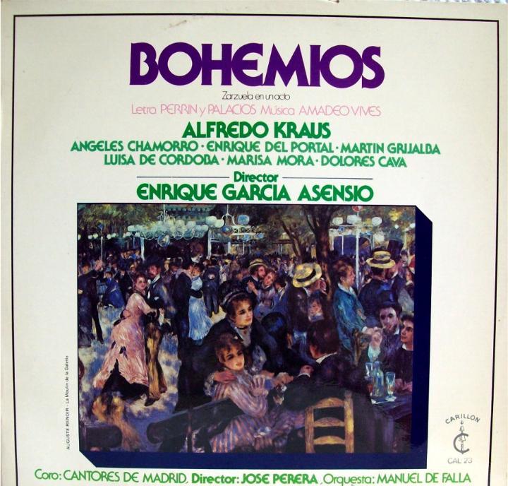 Alfredo Kraus - Bohemios Zarzuela en un acto